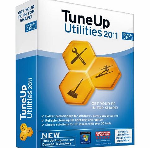 AVG Technologies Ltd. TuneUp Utilities 2011, 3 users (PC)