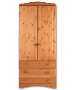 Aviemore Pine 3 Drawer 2 Door Robe