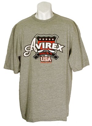 Avirex Factory 75 T/Shirt Grey