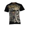 Avitus Skull Snake Bling T-Shirts (Black)