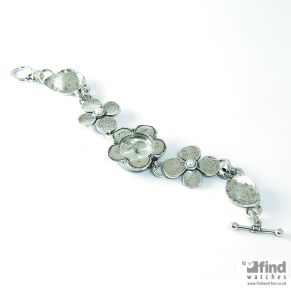 Aviv Silver Ladies Sterling Silver Daisy Pearl