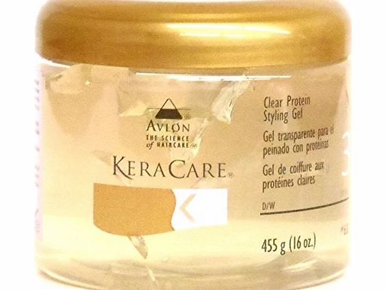 Avlon KeraCare Clear Protein Styling Gel - STYLE - 3 - 455g