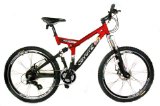 Coyote MTS 19" Dual Disc Alu Red Gents MTB