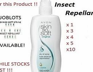 Avon 2 x Avon Skin So Soft Soft amp; Fresh Original Dry Oil Body Spray ``SSS``
