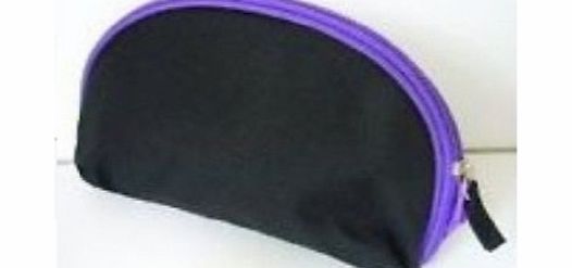 Avon Black and Purple Cosmetic/Makeup Bag