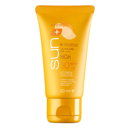 avon Sun Anti Ageing Sensitive Face Cream SPF30