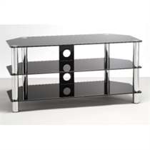 avs -C303-600CB/3ASB Black Glass TV Stand 22 -