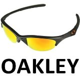 OAKLEY Half Jacket Sunglasses - Jet Black/Fire 03-613