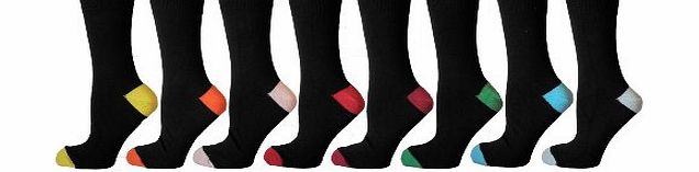 Ayra 6 Pairs Trendy Men, Heels amp; Toes Coloured Socks
