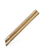 AZ Collection Decorated Gold Plated Tie Clip