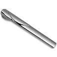 AZ Collection Silver Plated Tie Clip