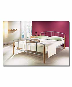 Double Bed with Comfort Sprung Mattress