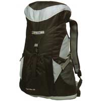 Pac-Sac 25 Packaway Rucksack Black and Steel
