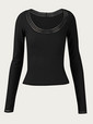 azzedine alaia knitwear black