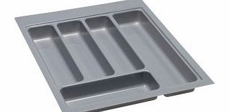 Grey Stainless Steel Effect Plastic Kitchen