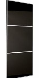 Select Black Glass Sliding Wardrobe Door