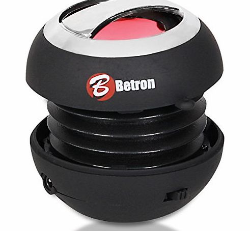 B Betron Bluetooth Pop Up Portable Mini Travel II Capsule Rechargeable 40mm Speaker For iPhone 6, 5, 5s, 5c, 