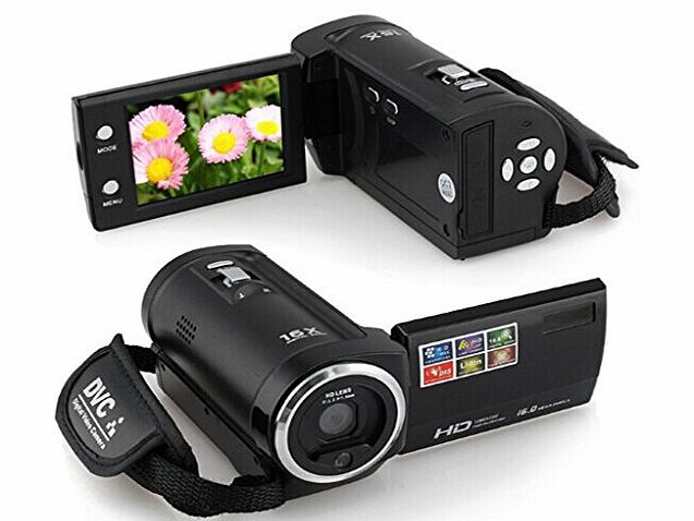 B4elect HD 720P 16MP Digital Video Camcorder Camera DV DVR 2.7 TFT LCD 16x ZOOM