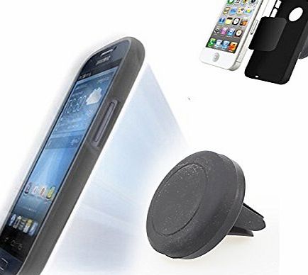 BAAKYEEK  Universal Car Air Vent Magnet Magnetic Mount Holder for Apple iPhone 6 Plus 6 5S 5C 5 4S, Samsung Galaxy S5 S4 S3, Note 4 3 2, HTC One Smartphone GPS Mobiles
