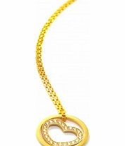 Babette Wasserman Ladies Twisting Heart Necklace