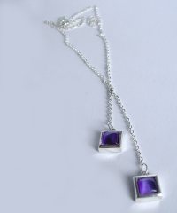 Babette Wasserman Mosaic drop necklace