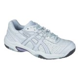 Babolat ASICS Gel-Dedicate OC Ladies Tennis Shoes , UK9, WHITE/WHITE/LILAC