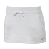 ASICS Ladies Vesta Tennis Skirt, L, WHITE