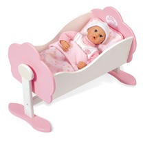 BABY ANNABELL wooden rocking-cradle