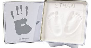 Baby Art Magic Box Square (White/Grey)