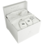 Baby Bathrobe and Slippers Gift Box