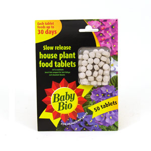 Baby Bio Slow Release House Plant Food Tablets