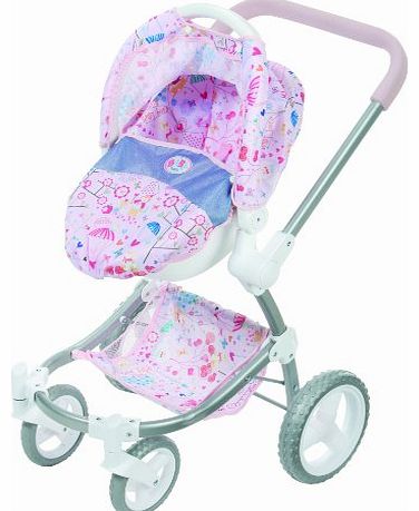 Baby Born 2-in-1 Fashion Pram and Comfort Seat