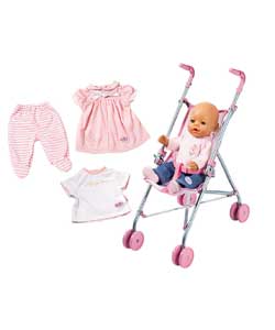 baby Born(R) Twin Pack and Stroller