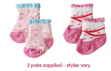 Baby Born Socks 2 Pair
