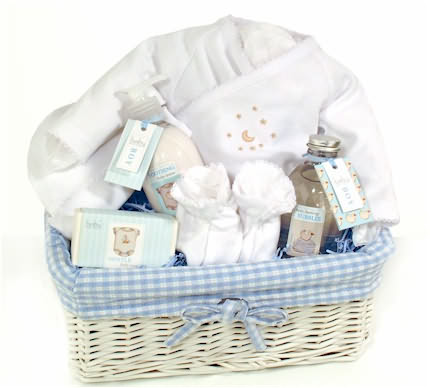 Baby Boy Welcome Gift Basket