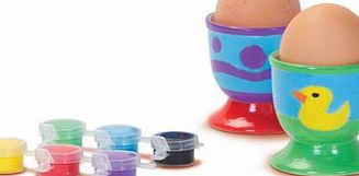 Baby Celebrations Paint Your Own Egg Cups - two egg cups to decorate