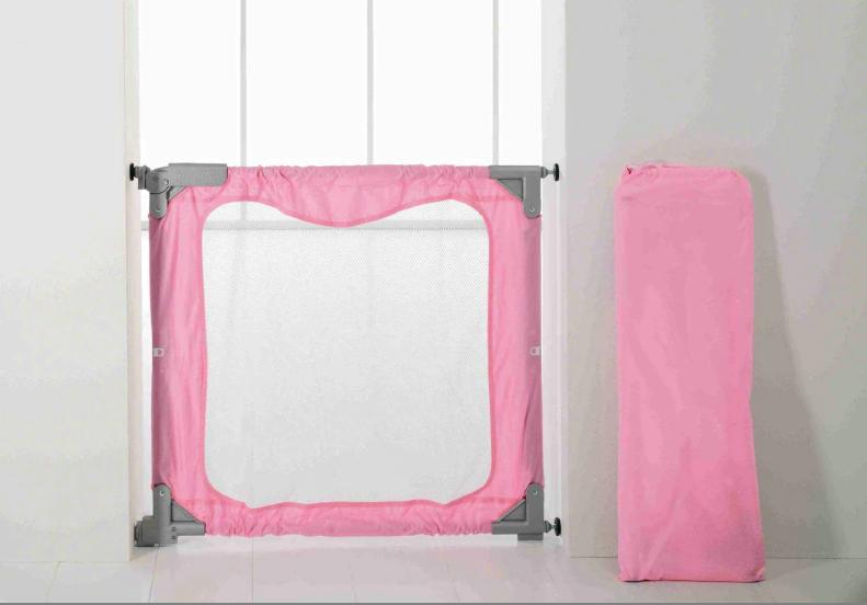 BabyDan Portable Stair Gate Pink