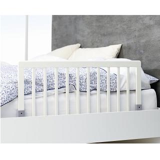 Babydan White Wooden Bed Guard