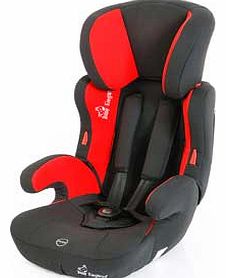 Group 1-2-3 Car Seat - Red and Black
