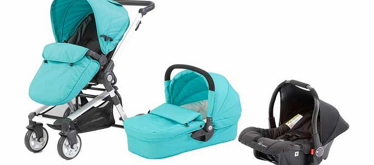 Baby Elegance Twist Travel System - Aqua