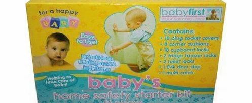 50 Piece Home Safety Starter Kit Baby Proofing Childrens Safety Set Socket Door Locks Catch