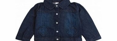 Baby Girls Dark Denim Jacket L15/E8