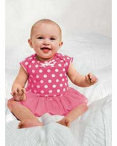 Baby Girls Spot Tutu Bodysuit - 3-6 Months