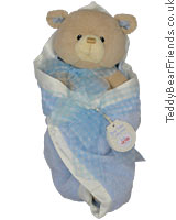 Bear Tales Boy Blanket Bear