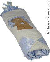Baby Gund Bear Tales Large Blue Baby Blanket