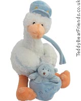 Baby Gund Stork and Baby Boy Musical