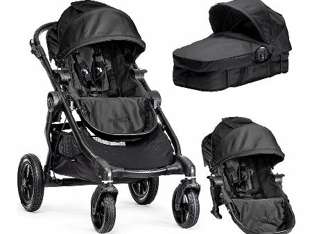Baby Jogger City Select Double Pushchair Black
