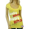 Baby Phat Cap Sleeve Logo T-Shirt (Yellow)