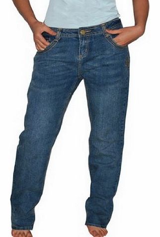 Girls Baby Phat Straight Leg Comfortable Denim Jeans (Size: 14/XL)