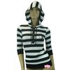 Baby Phat Stripe Hoody (Black/White)